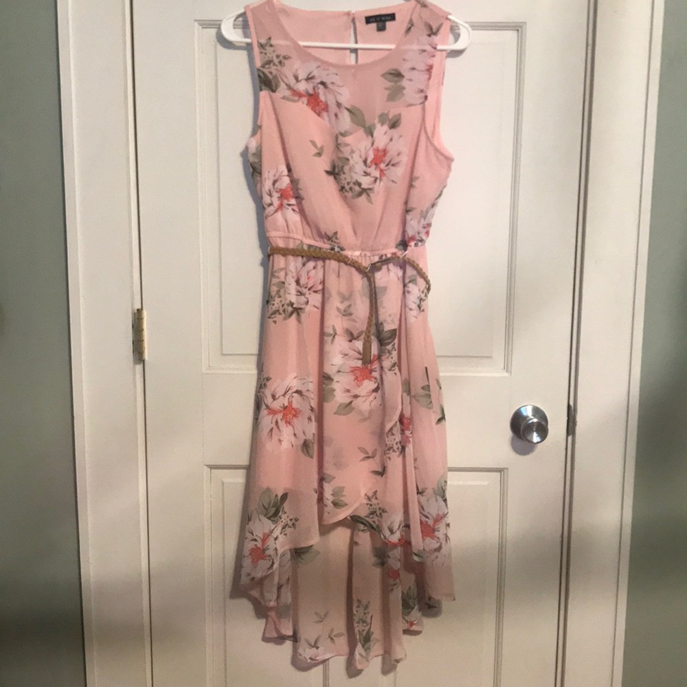 Sleeveless high low dress